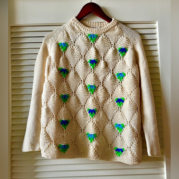 VINTAGE Phil Rose of California 100% Wool Jumper Small - Picture 1 of 3